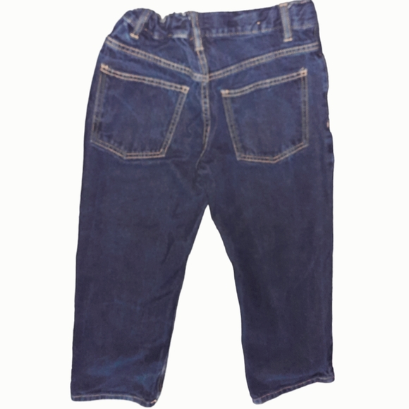 Roebuck & Co Boys Straight Leg Jeans Sz 8 Husky Comfy Elastic Back Stretch Waist - Picture 5 of 6